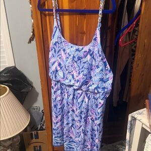 Lilly Pulitzer Barton Blue Star Gazing Dress
